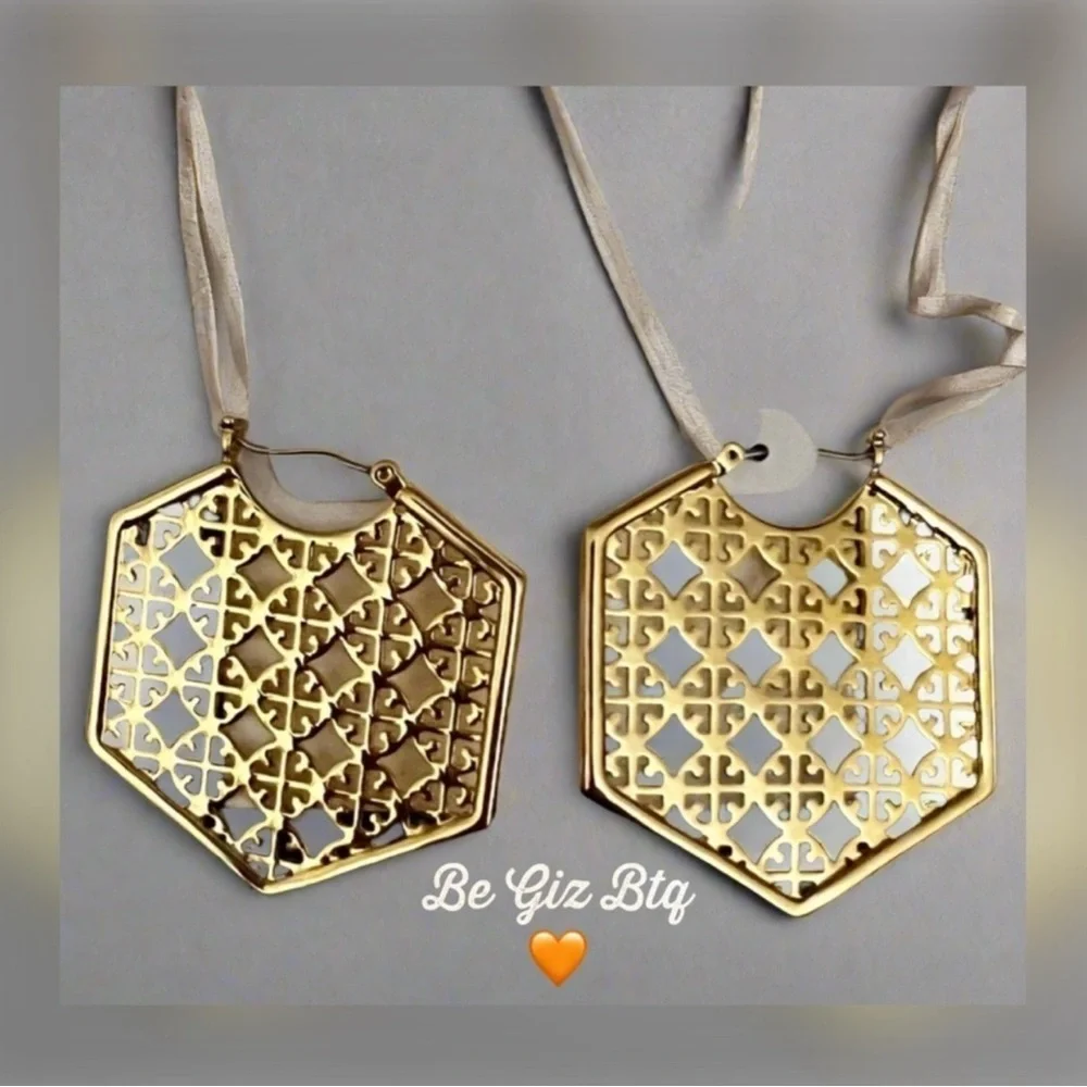 🆕 Tory Burch Authentic Hexagon Earrings At Awesome Prices To Buy Now & Save